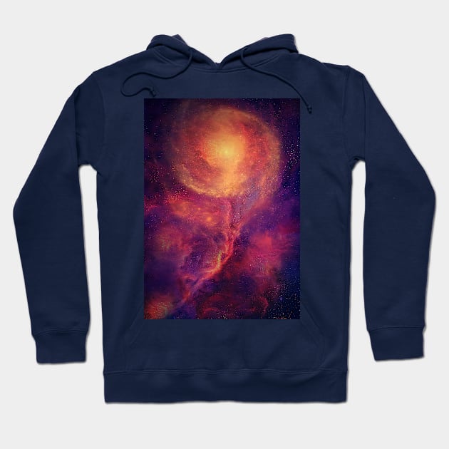 Spiral Galaxy Hoodie by Shellz-art